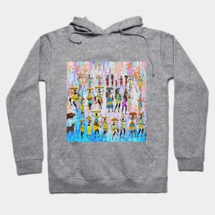 African Village Hoodie